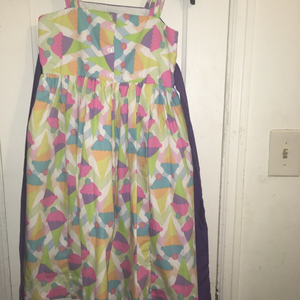 Girls multi colored ice cream dress - Picture 6 of 8